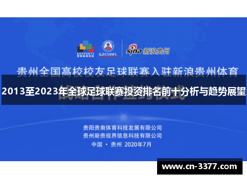 2013至2023年全球足球联赛投资排名前十分析与趋势展望