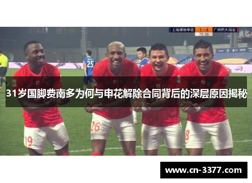 31岁国脚费南多为何与申花解除合同背后的深层原因揭秘